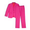 Cargar la imagen en la vista de la galería, Fuchsia Two Button Wedding 2 Pieces Men's Suits Jacket+Pants
