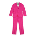 Cargar la imagen en la vista de la galería, Fuchsia Two Button Wedding 3 Pieces Slim Fit Men Suits
