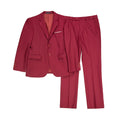 Load image into Gallery viewer, Red Two Button Wedding 2 Pieces Men's Suits Jacket+Pants
