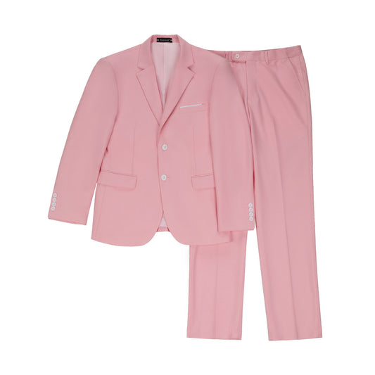 Pink Two Button Wedding 2 Pieces Men's Suits Jacket+Pants