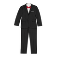 Charger l'image dans la visionneuse de la galerie, Black Two Button Wedding 3 Pieces Slim Fit Men Suits
