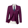 Load image into Gallery viewer, Purple Men's Two Button Blazer for Party, Wedding and Business
