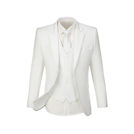 Ivory Men's Two Button Blazer for Party, Wedding and Business