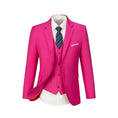 Cargar la imagen en la vista de la galería, Fuchsia Men's Two Button Blazer for Party, Wedding and Business
