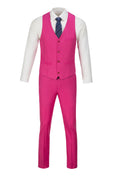 Cargar la imagen en la vista de la galería, Men's Suits 2 Pieces Vest+Pants Set V-Neck Slim Fit Casual Waistcoat Suit 3D
