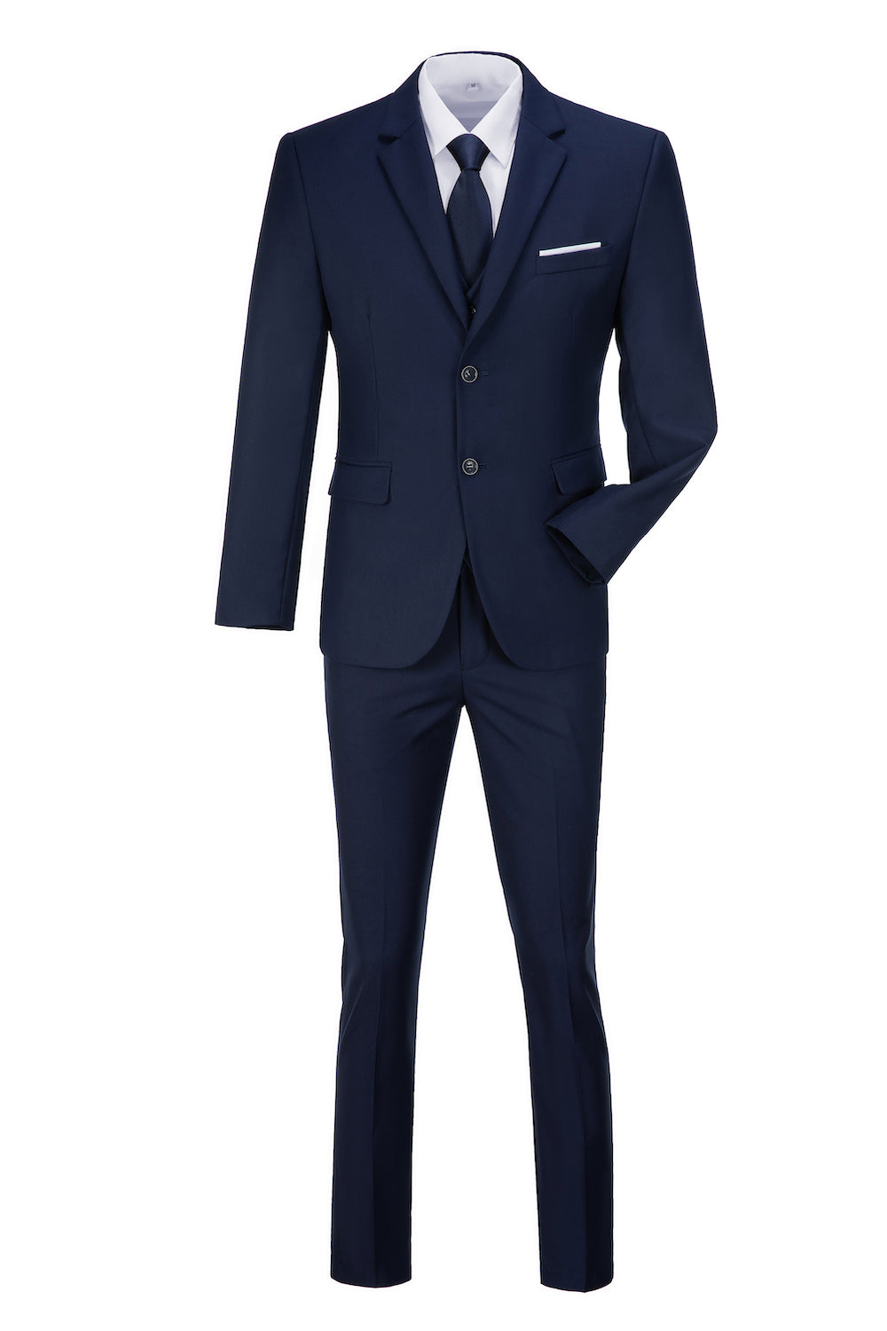 Two Button 3-Piece Men's Suit Modern Fit and Stylish Design (MORE COLORS+)
