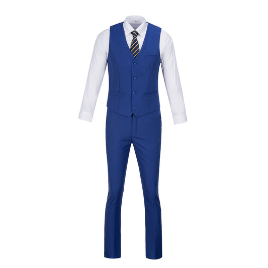 Two Button 3 Pieces Men Suits (MORE COLORS+)