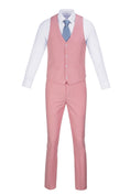 Cargar la imagen en la vista de la galería, Men's Suits 2 Pieces Vest+Pants Set V-Neck Slim Fit Casual Waistcoat Suit 3D
