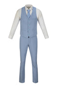 Bild in Galerie-Betrachter laden, Men's Suits 2 Pieces Vest+Pants Set V-Neck Slim Fit Casual Waistcoat Suit 3D
