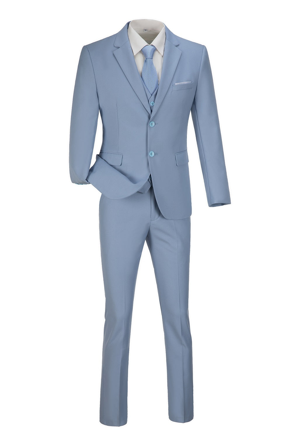 Two Button 3-Piece Men's Suit Modern Fit and Stylish Design (MORE COLORS+)