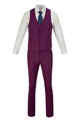 Cargar la imagen en la vista de la galería, Men's Suits 2 Pieces Vest+Pants Set V-Neck Slim Fit Casual Waistcoat Suit 3D
