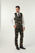 Cargar la imagen en la vista de la galería, Floral Unique Patterned Party 3 Piece Men Suits
