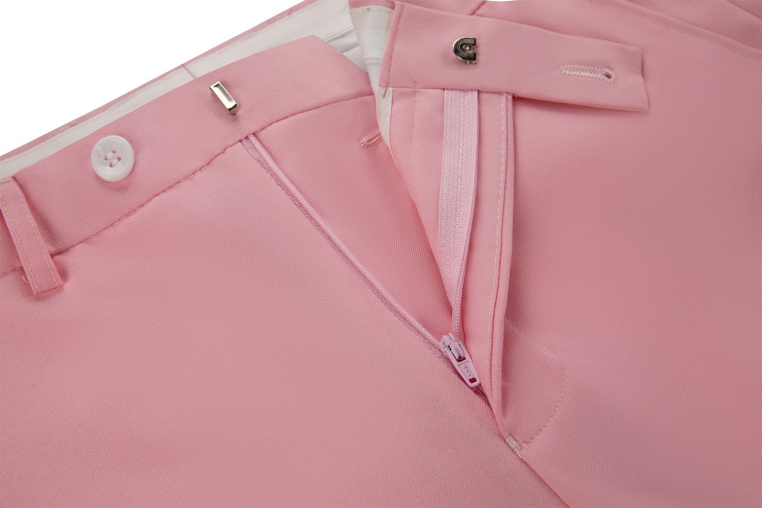 Pink Men's Pants for Party, Wedding and Business