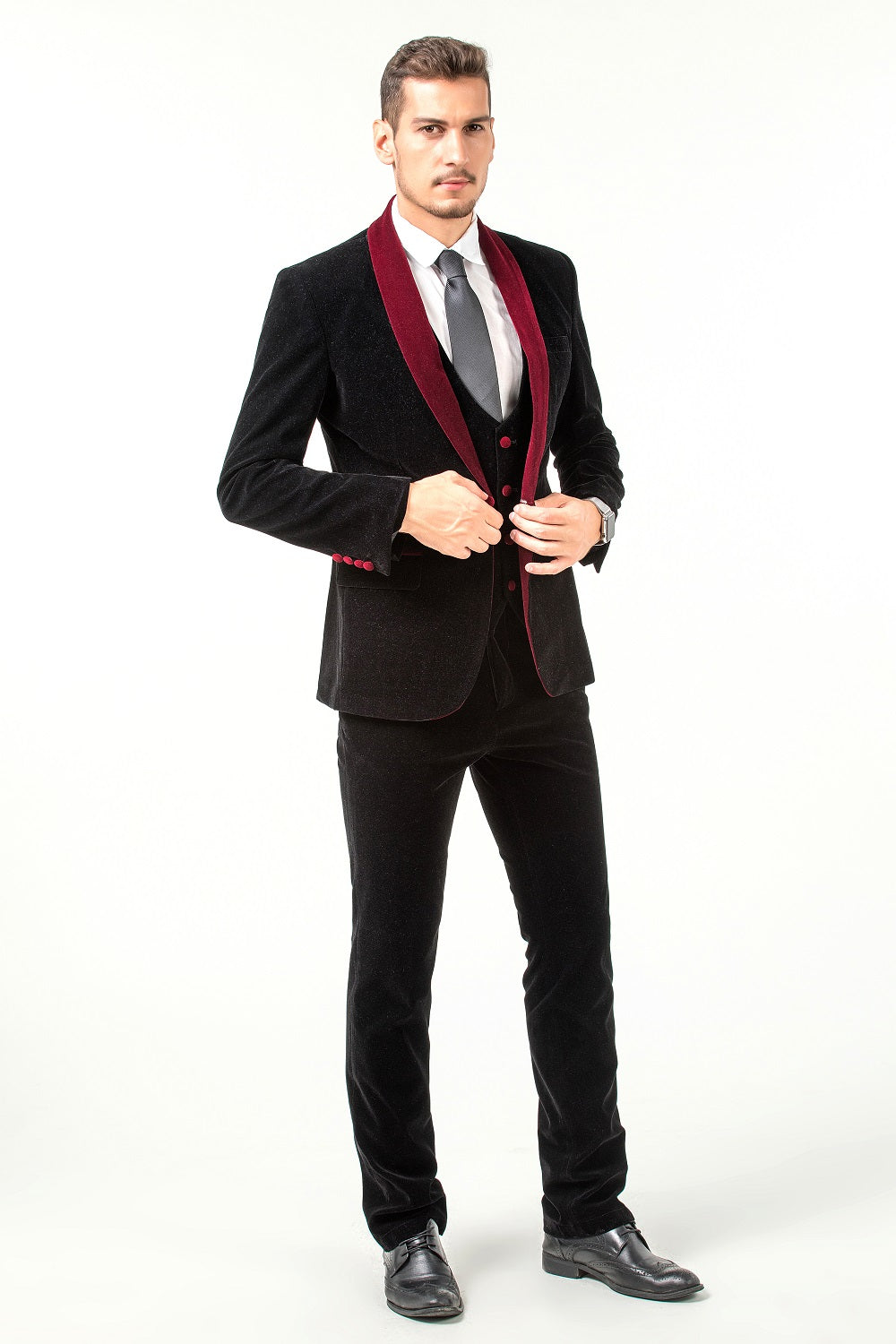 Velvet 3 Piece Men's Formal Suits(MORE COLORS+)