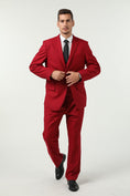 Cargar la imagen en la vista de la galería, Two Button 3 Pieces Slim Fit Men Suits (MORE COLORS+)
