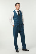 Cargar la imagen en la vista de la galería, Men's Suits 2 Pieces Vest+Pants Set V-Neck Slim Fit Casual Waistcoat Suit
