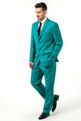 Cargar la imagen en la vista de la galería, Two Button 3 Pieces Slim Fit Men Suits (MORE COLORS+)
