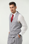 Charger l'image dans la visionneuse de la galerie, Two Button 3 Pieces Slim Fit Men Suits (MORE COLORS+)
