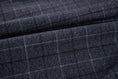 Charger l'image dans la visionneuse de la galerie, Dark Grey Plaid Men's 3 Piece Suits
