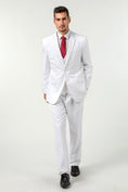 Cargar la imagen en la vista de la galería, Two Button 3 Pieces Slim Fit Men Suits (MORE COLORS+)
