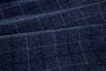 Cargar la imagen en la vista de la galería, Navy Plaid Men's Pants for Party, Wedding and Business
