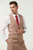 Bild in Galerie-Betrachter laden, Two Button 3 Pieces Slim Fit Men Suits (MORE COLORS+)
