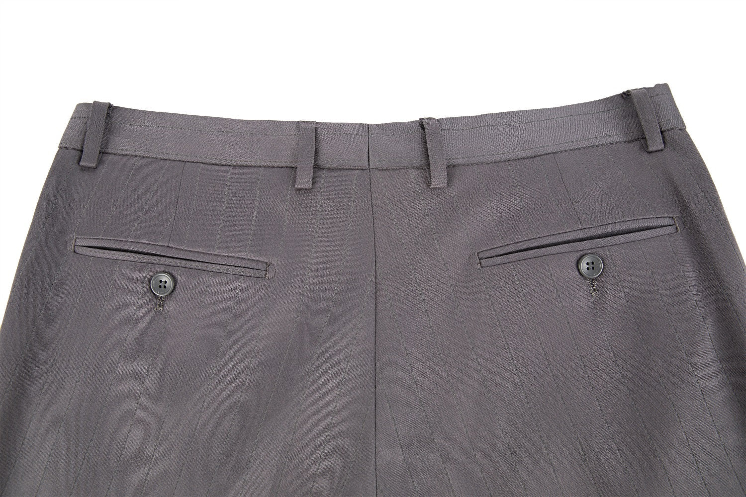 Grey Stripe Men's Pants for Party, Wedding and Business