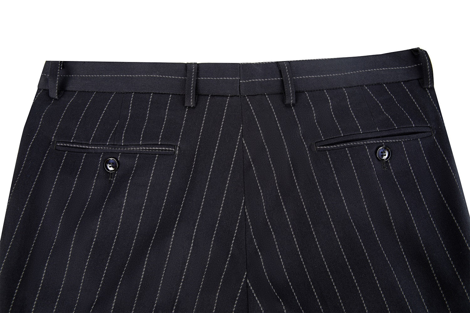 Navy Stripe Men's Pants for Party, Wedding and Business