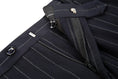 Bild in Galerie-Betrachter laden, Navy Stripe Men's Pants for Party, Wedding and Business
