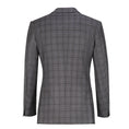 Cargar la imagen en la vista de la galería, Grey Plaid Men's 3 Piece Suits
