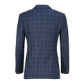 Load image into Gallery viewer, Navy Plaid Men's 3 Piece Suits
