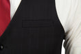 Charger l'image dans la visionneuse de la galerie, Black Stripe Men's Vest for Party, Wedding and Business
