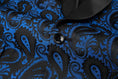 Charger l'image dans la visionneuse de la galerie, Royal Blue Unique Patterned Men's Blazer for Party, Wedding and Business
