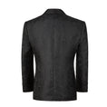 Cargar la imagen en la vista de la galería, Black Unique Patterned Men's Blazer for Party, Wedding and Business
