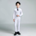 Charger l'image dans la visionneuse de la galerie, White Tuxedo 5 Piece Boys Suits
