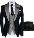 Cargar la imagen en la vista de la galería, Fashion Slim Fit Wedding Prom 3 Piece Mens Suits
