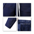 Load image into Gallery viewer, Navy Two Button Wedding 2 Pieces Men's Suits Jacket+Pants
