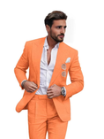 Cargar la imagen en la vista de la galería, Summer Casual Linen Men's Slim Fit 2 Piece Suit
