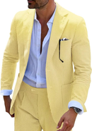 Seersucker Striped Men's Summer Blazer