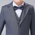 Charger l'image dans la visionneuse de la galerie, Gray Boys Formal Blazer Online, School Jacket
