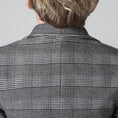 Load image into Gallery viewer, Grey Plaid Elegant Formal 5 Piece Boys Suits
