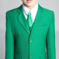 Cargar la imagen en la vista de la galería, Green Boys Formal Blazer, Hot Sale School Jacket
