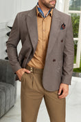 Load image into Gallery viewer, Designer Style New Double Breasted Men's Blazer
