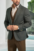 Cargar la imagen en la vista de la galería, Designer Style New Men's Two Button Blazer
