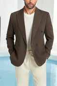 Charger l'image dans la visionneuse de la galerie, Designer Style New Men's Double Breasted Blazer
