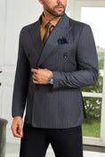 Cargar la imagen en la vista de la galería, Designer Style New Double Breasted Men's Blazer
