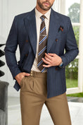 Bild in Galerie-Betrachter laden, Designer Style New Double Breasted Men's Blazer
