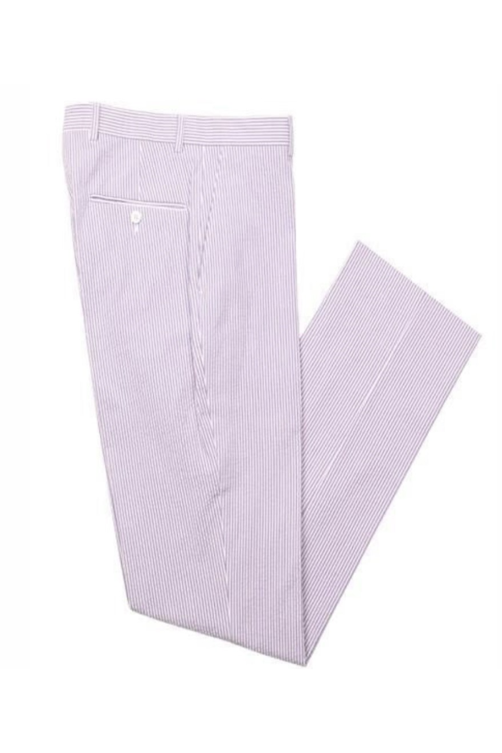 Seersucker Striped Men's Summer Pants