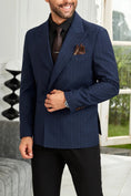 Charger l'image dans la visionneuse de la galerie, Designer Style New Double Breasted Men's Blazer
