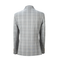 Bild in Galerie-Betrachter laden, Double Breasted Peak Lapel Plaid Men Blazer 2362
